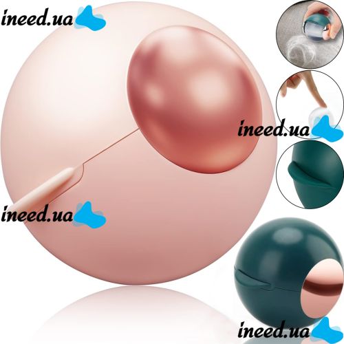 Reusable Sticky Clothes Cleaning Roller Travel Cluer MAG-725 Lint Remover , Round Roller Velcro for Removing Pet Hair