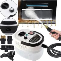 Ручной пароочиститель для уборки Steam Cleaner AH-SL-001 2500W с высоким давлением 3 насадки, Универсальный парогенератор 2500Вт от сети Белый