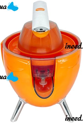 Электрическая соковыжималка Citrus Press LY-473 настольная сокодавка для цитрусовых 300W электросоковыжималка с крышкой для пресса от сети Оранжевая