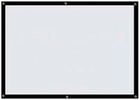 Projector Screen 72 inches, wall-mounted Projection Portable Hanging HD Screen for Presentations, canvas with Frame 180-degree view 156X86 cm