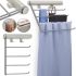 Wall mounted folding belt rack Joseph Orderly 55005 hanging holder, folding tie and scarf organizer Hook AND 1-32 Beige