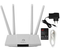 Dual Function B828 4G/5G 300Mbps Dual Function B828 4G/5G Wireless LTE Router with SIM Card Slot, Rechargeable Wi-Fi Router up to 300Mb/s 4 External Antennas