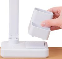 Настольная сенсорная лампа Digad 1963 с Power bank USB на аккумуляторе 5W 6000 mah, Складная аккумуляторная LED лампа фонарь 48LED 3 режима