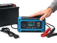Автомобільний імпульсний пускозарядний АКБ Jinnuoyi Pulse Repair Charger 12V 10A пристрій з LED дисплеєм для зарядки акумуляторів авто 10Ah-200Ah