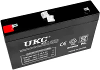 UKC 6V 10Ah WST-10 universal lead-acid battery 6V 10Ah for commercial equipment and toys
