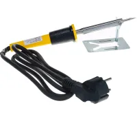 Contact electric soldering iron Mastertool 44-0009 80W electric soldering iron on a stand for joining and soldering parts and wires from the 220V WL-9 network