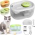 Automatic Pet Water Dispenser 2.2L Electric Silent Dispenser, Automatic Water Dispenser with Filter for Cats and Dogs USB