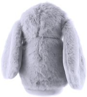 Музичний плюшевий зайчик Repeat Happy Rabbit FJ8888 White дитяча м'яка іграшка заєць із підсвічуванням і звуковими ефектами на акумуляторі від USB