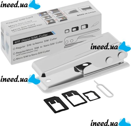 Scissors for cutting SIM cards Nano Sim Cutter BK-7295 universal device, stapler cutter for standard phone cards up to nano format