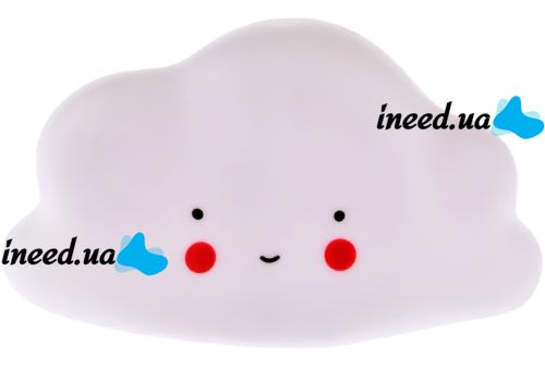 Светодиодный ночник с подсветкой Облачко Cloud Night Light NL-307 детский портативный настольный LED светильник тучка на батарейках Camelion