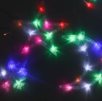 Внутренняя цветная гирлянда занавес Луна Звезды Star Moon Style 2.5Х1 м 138 LED диодов M, светодиодная RGB гирлянда-занавес на окно 2.5мх1м 220V