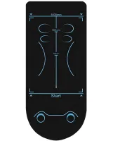 Silicone yoga and sports mat TPE OSPORT MS-4590 6 mm anti-slip sports mat with markings for abs and fitness AND 1-53