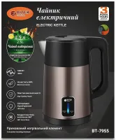 Bitek BT-7955 2.5L 1800W tabletop electric kettle Bitek BT7955 electric kettle with heat mode support and auto shutoff