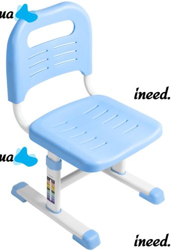 Children's desk with chair Bambi M 4818-4 student desk and chair with adjustable height and stand for books from 3 years old NJ-492 Blue