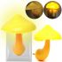 Ночник грибочек с датчиком освещения Mushroom LED Night Light BG146 светодиодный детский автоматический светильник гриб в розетку AC Prof 603