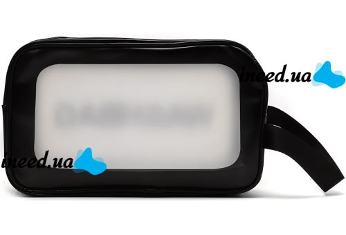 Косметичка органайзер для зберігання косметики Washbag XL-1018 прозора Дорожня сумка, водонепроникний несесер на блискавці з ручкою Travel Bag