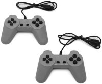 Retro console under the guise of Ps1 Super 8Bit Game TY-368 16 games, 8-bit game console with two joysticks and a pistol for TV LH-999