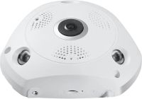 Стельова IP камера відеоспостереження VR Camera V300 360° бездротова панорамна відеокамера на стелю з ІЧ підсвічуванням і мікрофоном Wi-Fi VRCam