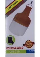 Аварійна LED лампа з сонячною панеллю Golden Road GR010 10W акумуляторний Підвісний Світильник на сонячній батареї з гачком для кемпінгу GR-010