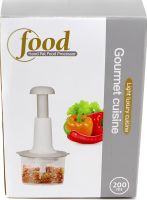 Ручний подрібнювач овочів Food Processor RM-U-A004 2000мл кухонний міні блендер з трьома лезами і контейнером для подрібнення продуктів FPC-01