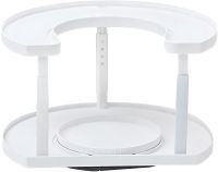 Спецовница Spice Spinner Organizer ZB-918 дворівневий поворотний органайзер полиця для зберігання спецій, підставка стелаж для приправ і соусів
