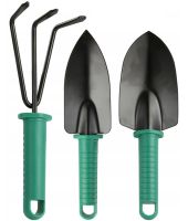 Garden tools set MAR-POL M83053 10 in 1 set of tools in a case, trowel rake secateurs trowel trowel brush cutter for garden and vegetable garden in a suitcase