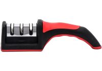 Точилка для кухонних ножів Knife Sharpener RS-168 кухонна Ручна ножеточка з ручкою, настільний верстат на 3 рівня заточування з поліруванням NJ-523