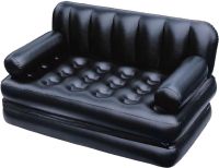 Inflatable Double Bed Transformer Bestway 75054 sofa 5 in 1 with double mattress and Armrest 188x152x64 cm sofa bed with reclining backrest