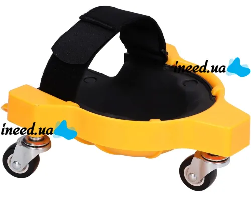 Knee Blades 1603 protective roller kneepads for construction work, knee protection with swivel wheels for flooring repairs