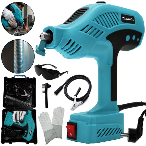 Инверторный сварочный аппарат Makita DSF200 20-300A MIG/MAG MMA TIG электрический точечный пистолет для дуговой сварки металла в кейсе от сети X-478