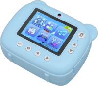 Детский фотоаппарат с мгновенной печатью DIY Instant Digital Camera M3 3 в 1 цифровая камера полароид для фото и видео на аккумуляторе Голубой