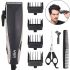 Men's Professional Hair Clipper VGR V-033 Electric Trimmer Razor for Edging Beard and Mustache with Replaceable Nozzles 9W Black