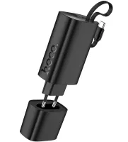 Мережевий зарядний пристрій Hoco J148 PD20W Power Bank 5000 mAh портативний зовнішній акумулятор Type-C повербанк з кабелем і адаптером для зарядки