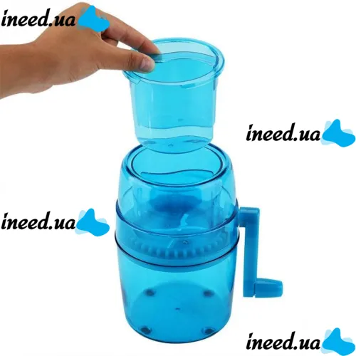 Handheld Ice Shaver RD-125 500ml mechanical mini ice crusher 20x13.5x11cm portable vertical ice maker for cocktails and drinks