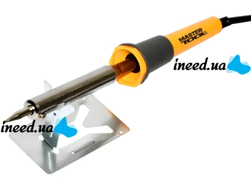 Contact electric soldering iron Mastertool 44-0009 80W electric soldering iron on a stand for joining and soldering parts and wires from the 220V WL-9 network