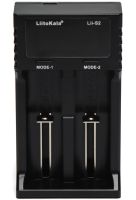LiitoKala Lii-S2 Battery Charger Universal Charging with LCD Display Indicator for 18650 batteries with 2 USB batteries