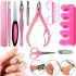 Manicure Pedicure Set Cutter Set AND 209 Multifunctional Tool Kit 10 Items for Manicure and Pedicure Nails in a Blister