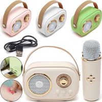 Children's Wireless Retro Karaoke Pulse Platinum C20 Plus Portable Waterproof Bluetooth Speaker with Microphone on Battery TF FM USB