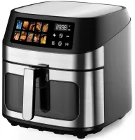 Безмаслянная аэрофритюрница мультипечь Domotec MS-3222 12л 2800W с регулировкой температуры для приготовления еды, фритюрница с функцией аэрогриля