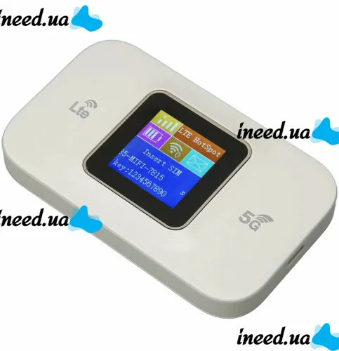 Wireless Mobile Wi-Fi Pro MF68E 4G/5G Cordless Wifi Router with SIM card slot and removable battery