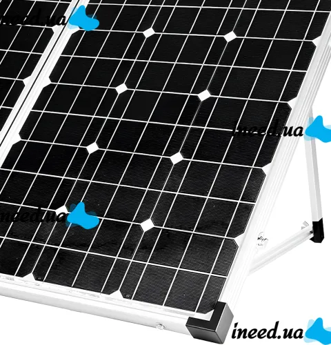 Складна полікристалічна сонячна панель Solar Board FOLD 80W 18V 67х45х3.5 см, розкладна сонячна батарея 670х450х35 мм для зарядки від сонця