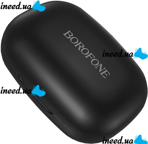 Бездротові Bluetooth навушники Double Borofone bw48 Enlighten сенсорні вакуумні навушники-гарнітура з шумозаглушенням і мікрофоном USB чорні
