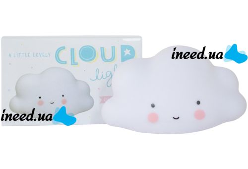 Светодиодный ночник с подсветкой Облачко Cloud Night Light NL-307 детский портативный настольный LED светильник тучка на батарейках Camelion