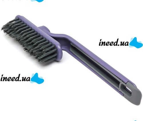 Универсальная щетка для читки щелей Gap brush AND 703 3 в 1 скребок вращающийся на 360 градусов с ручкой для уборки швов, щелей и труднодоступных мест FM227