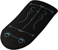Silicone yoga and sports mat TPE OSPORT MS-4590 6 mm anti-slip sports mat with markings for abs and fitness AND 1-53