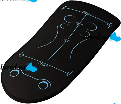 Silicone yoga and sports mat TPE OSPORT MS-4590 6 mm anti-slip sports mat with markings for abs and fitness AND 1-53