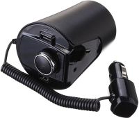 Car FM Transmitter from Cigarette Lighter H26 BX6 Bluetooth MP3 Transmitter Car FM Modulator Adapter in Car with Charging and Bluetooth in Cup Holder