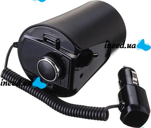 Car FM Transmitter from Cigarette Lighter H26 BX6 Bluetooth MP3 Transmitter Car FM Modulator Adapter in Car with Charging and Bluetooth in Cup Holder