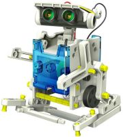 Розвиваючий робот конструктор Solar Robot 14 в 1 роботобудування на сонячній батареї, іграшка трансформер на 2 рівня складності для дітей від 10 років