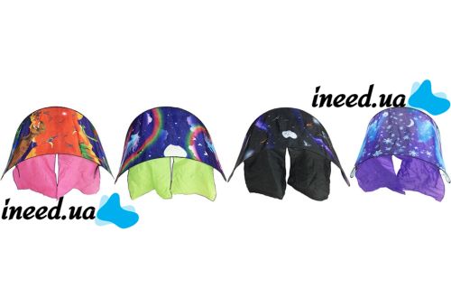Дитячий ігровий намет для сну Dream Tents Glow зоряне небо тент балдахін для дитячого ліжечка з LED підсвічуванням, пультом управління і сумкою